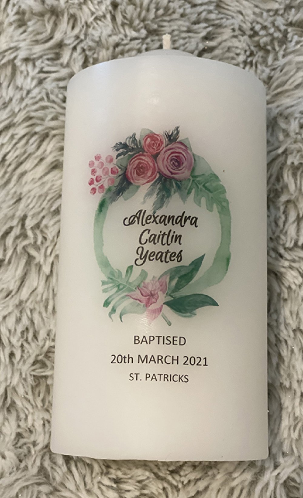 Candle Gallery, Baptism, Naming, Wedding, Memorial, Family Crest Gifts