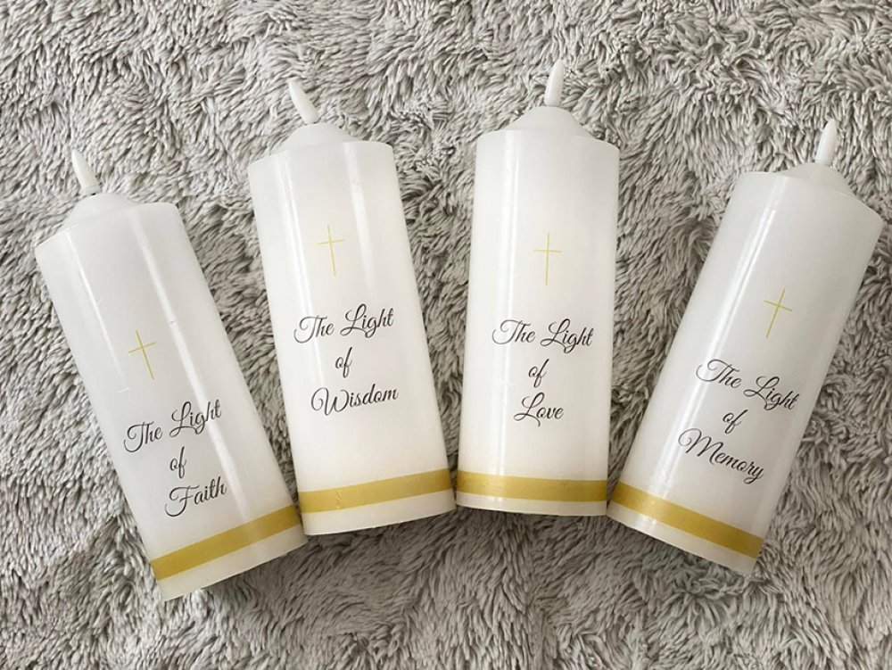 Battery Operated Flameless candle (7cm x 22.5cm) Classy Candles